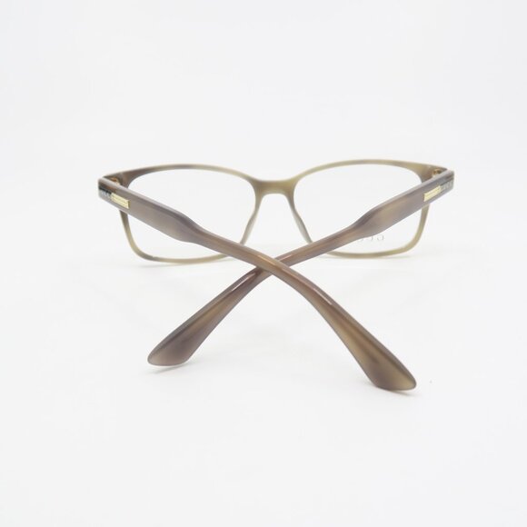 Gucci GG0826O 006 55mm Tan, Rectangle, Unisex, New Eyeglasses Frames. - Picture 8 of 9
